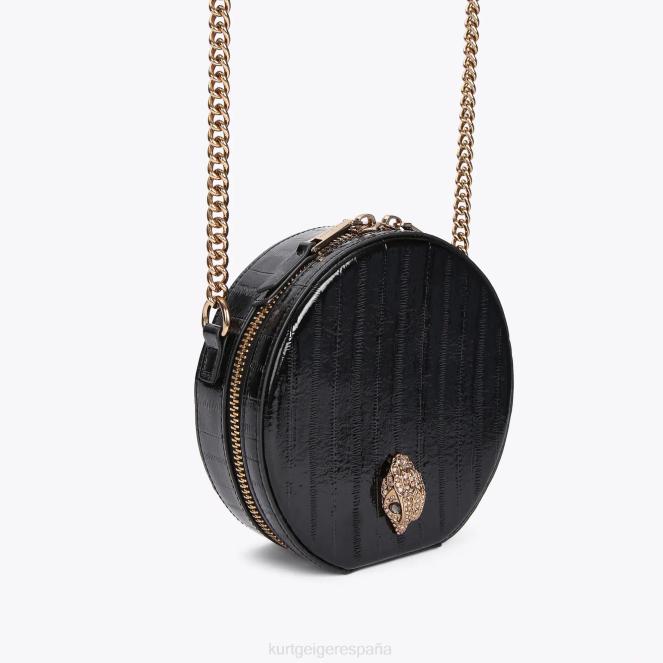 Kurt Geiger mujer bolso london redondo pequeño shoreditch 2LPR136 | bolsas negro